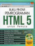 Buku Pintar Pemrograman HTML 5 untuk Pemula