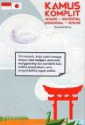 Kamus Komplit Jepang-Indonesia Indonesia-Jepang