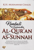 Kembali Kepada Al-Qur'an dan As-Sunnah