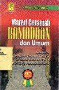 Materi Ceramah Ramadhan dan Umum