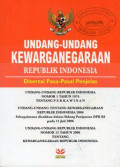 Undang-Undang Kewarganegaraan Republik Indonesia