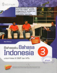 Image of Bahasaku Bahasa Indonesia 3: untuk Kelas IX SMP dan MTs
