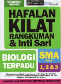 Image of Hafalan Kilat Rangkuman dan Inti Sari Biologi Terpadu SMA Kelas 1,2 dan 3