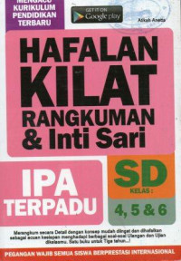 Image of Hafalan Kilat Rangkuman dan Inti Sari IPA Terpadu SD Kelas 4,5 dan 6