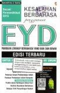 Image of Kesalahan Berbahasa: Penggunaan EYD