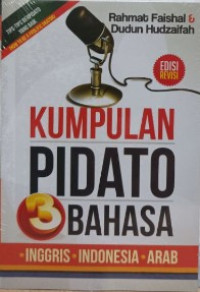Image of Kumpulan Pidato 3 Bahasa Inggris-Indonesia-Arab