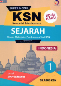 Image of Super Modul KSN IPS SMP MTA Sejarah Indonesia Jilid 1