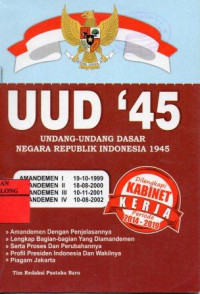 Image of Undang Undang Dasar Negara republik Indonesia Tahun 1945