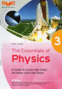 Image of The Essentials of Physics 3: for Grade IX of Junior High School