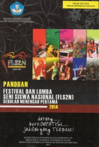 Image of Panduan Festival dan Lomba Seni Siswa Nasional (FLS2N) Sekolah Menengah Pertama 2014