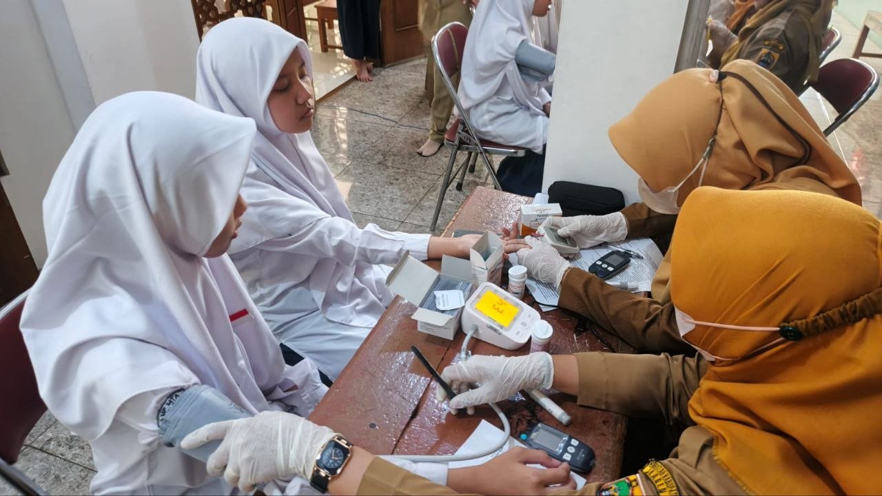 Cek Kesehatan Gratis (CKG) SMP MTA Gemolong